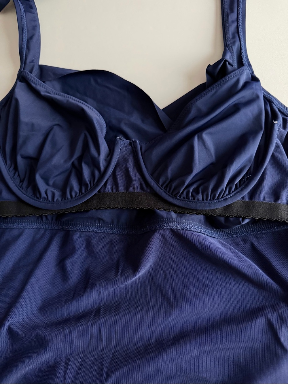 Tommy Bahama Women Navy Blue One-Piece Tummy Control Beach Swimsuit Size 14 - Picture 6 of 9